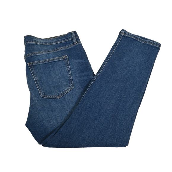 GAP Real Straight Jeans Womens 33/16 Short Dark Wash - Picture 3 of 11